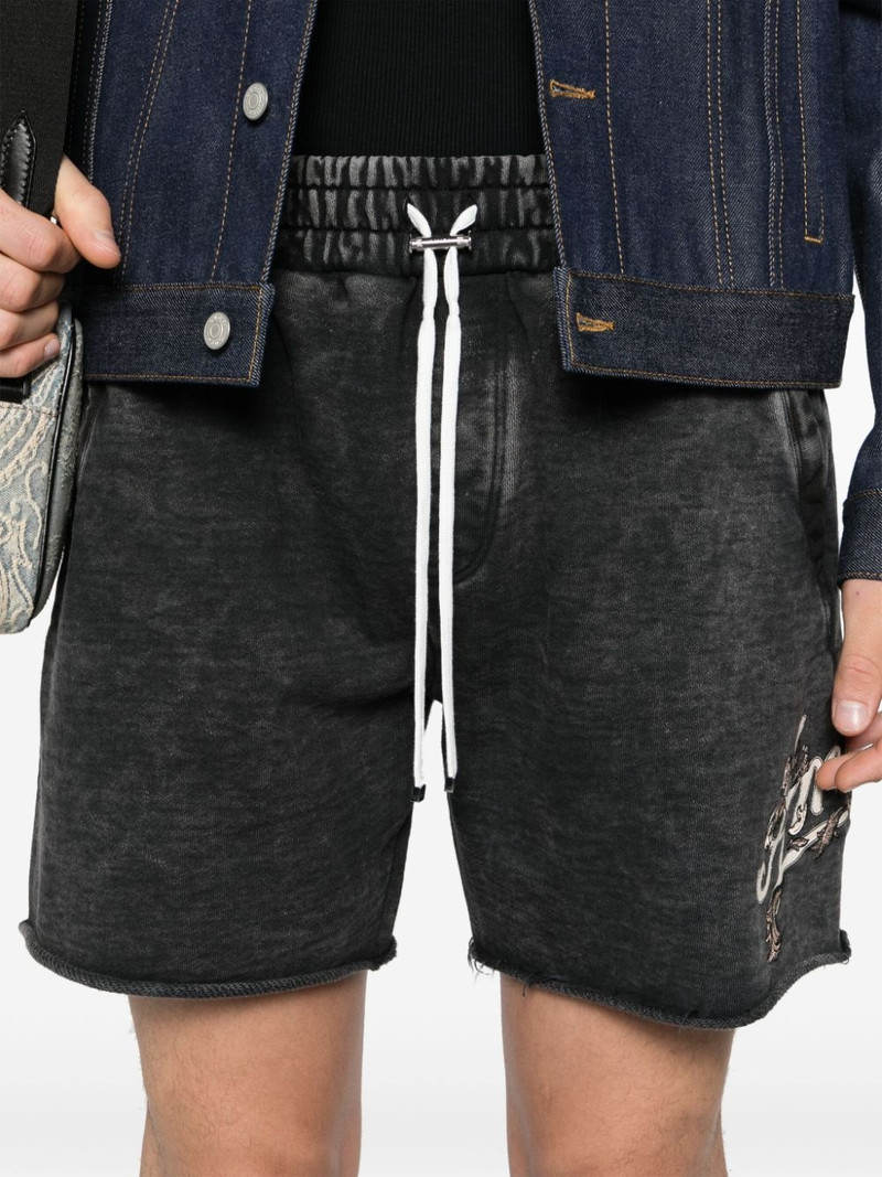 Filigree cotton track shorts 5