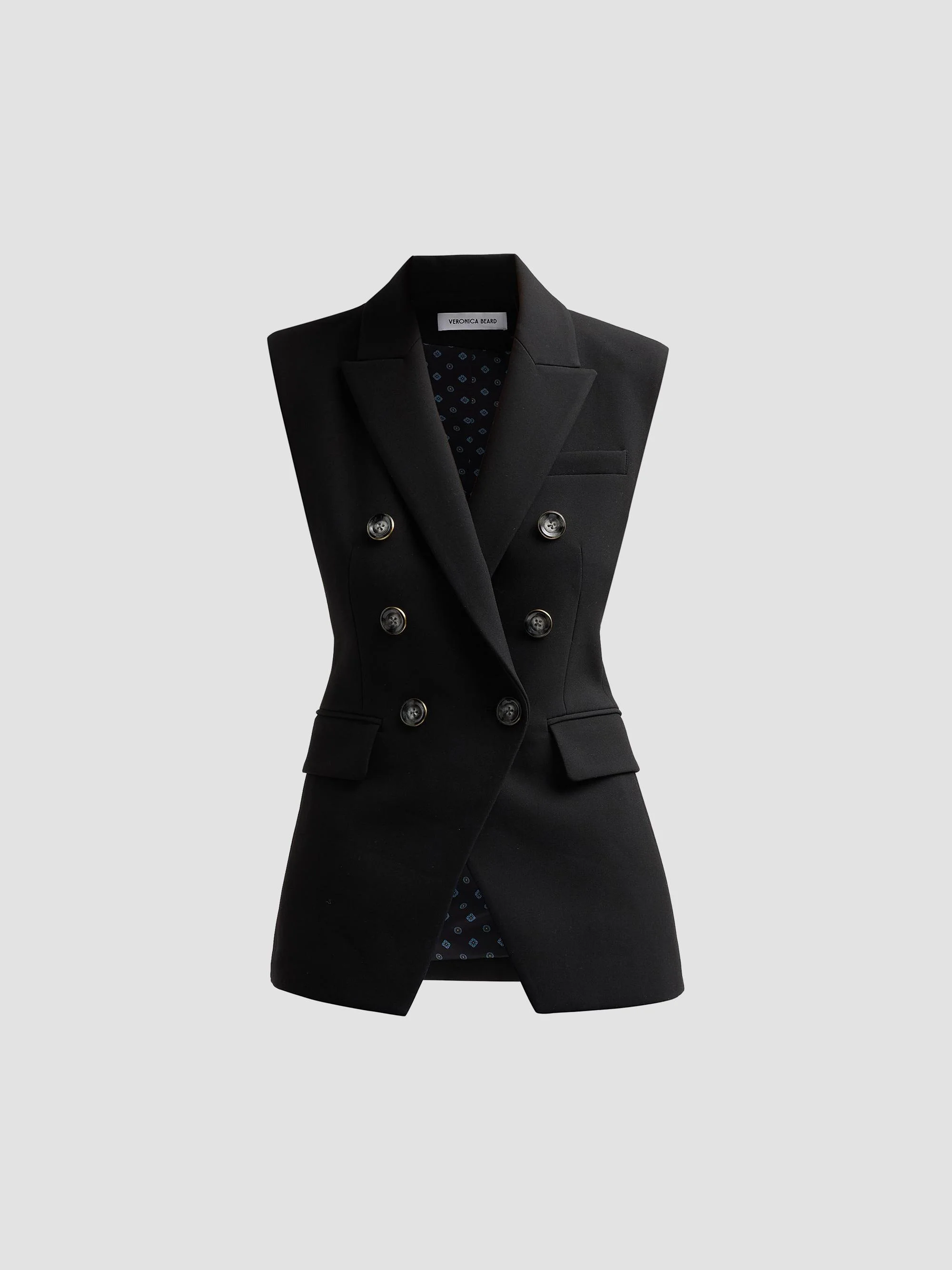 Women's Miller Double-Breasted Jacket - Black - 1