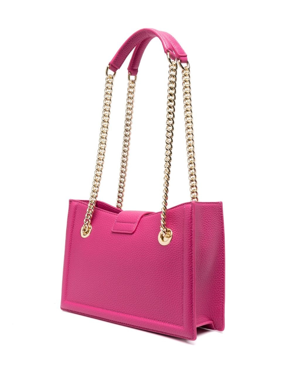 logo-engraved buckle shoulder bag - 4