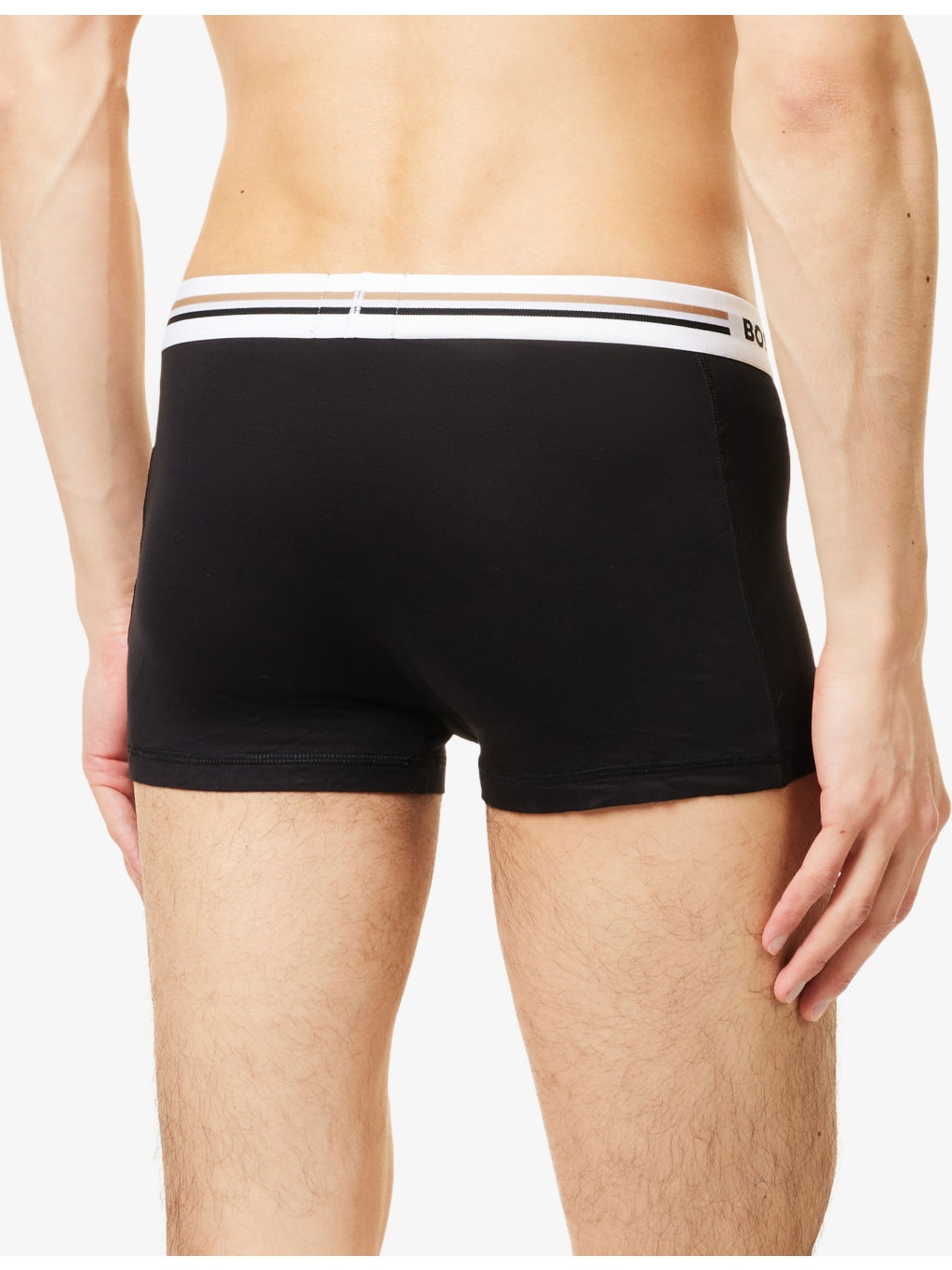 Revive Logo-Waistband Pack Of Three Stretch-Woven Boxer Trunks - 3