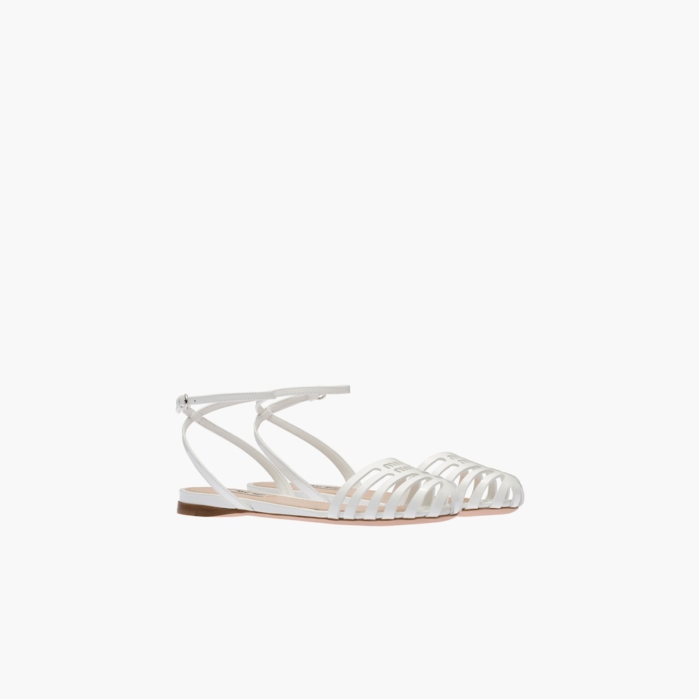 Patent leather D&#39;Orsay ballerinas - 1