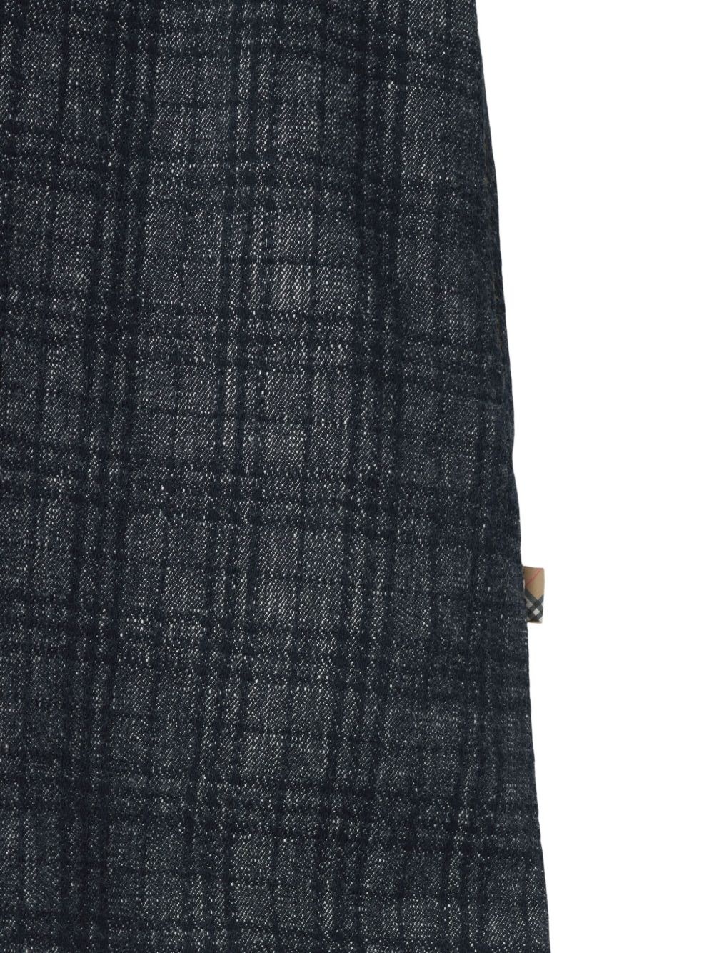 checked denim dress - 5