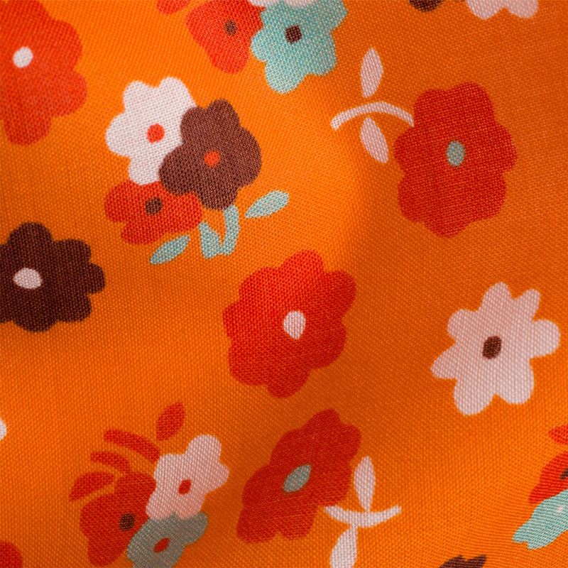 Printed poplin scarf 3