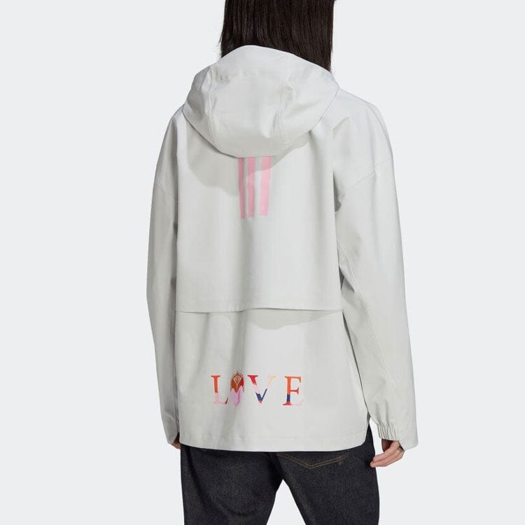 adidas Belgium MYSHELTER Jacket 'Cloud White Pink' HE1438 - 3