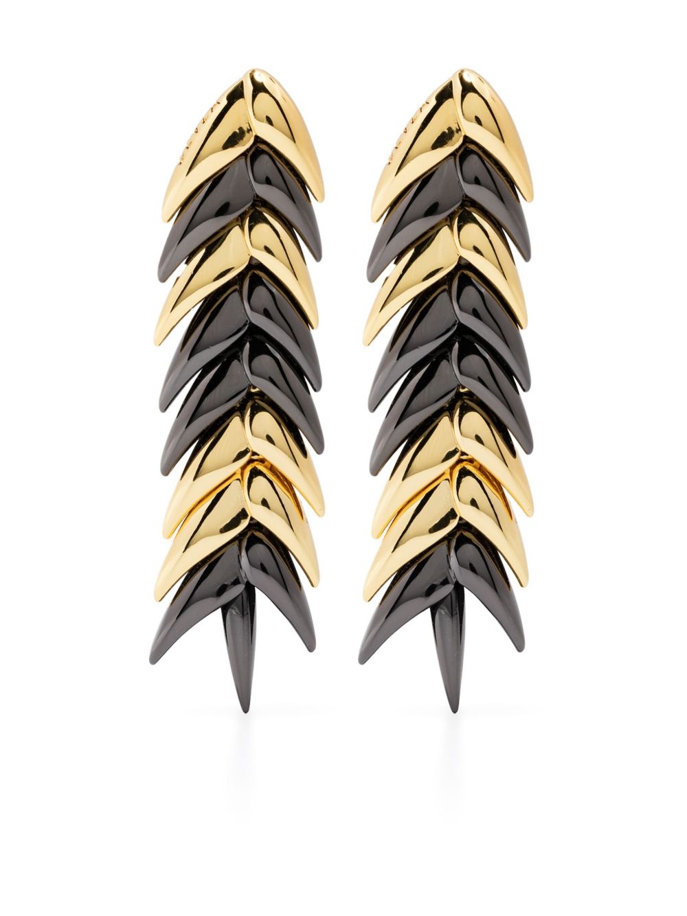 Burned Spikelet earrings - 1