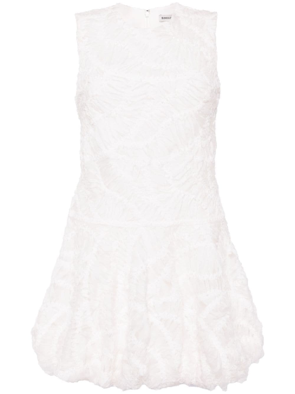 Vallan ruffle-detail minidress - 1