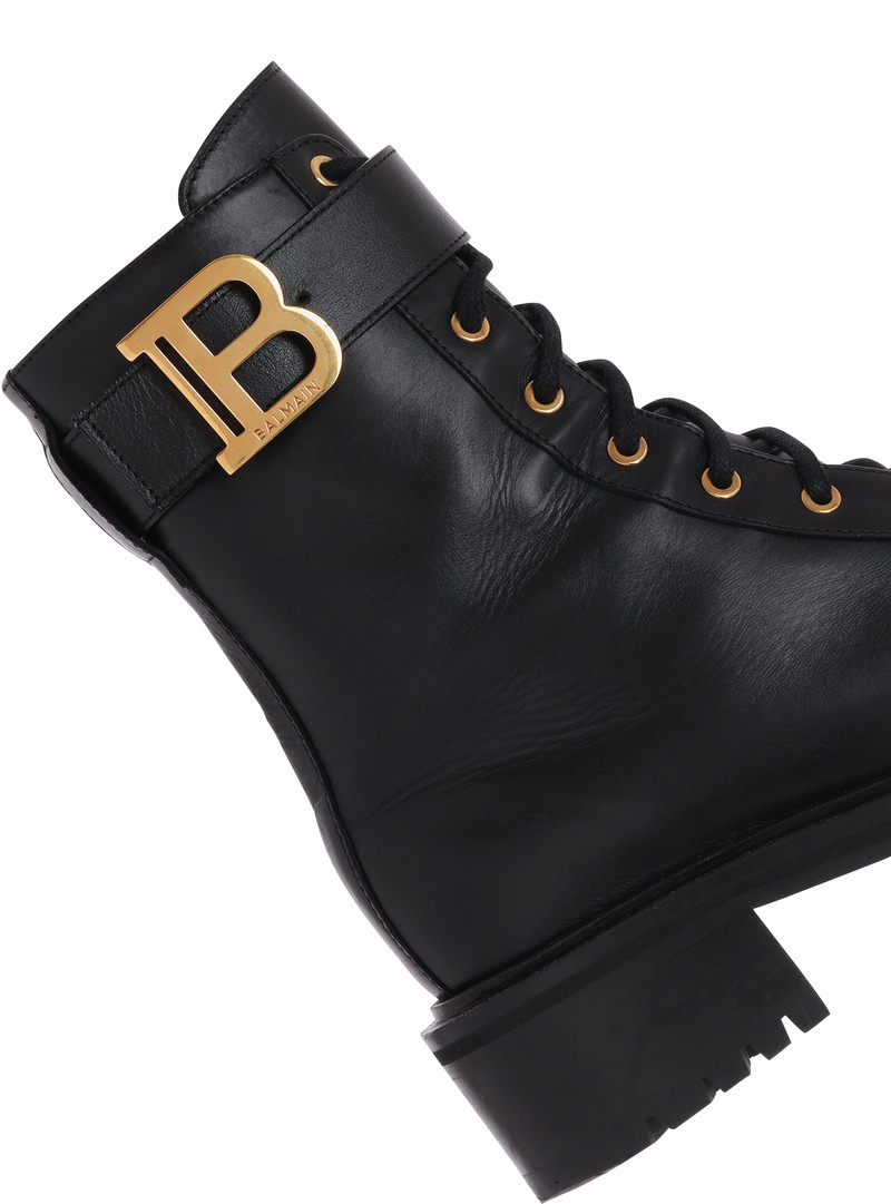Balmain Leather Ranger Romy ankle boots outlook