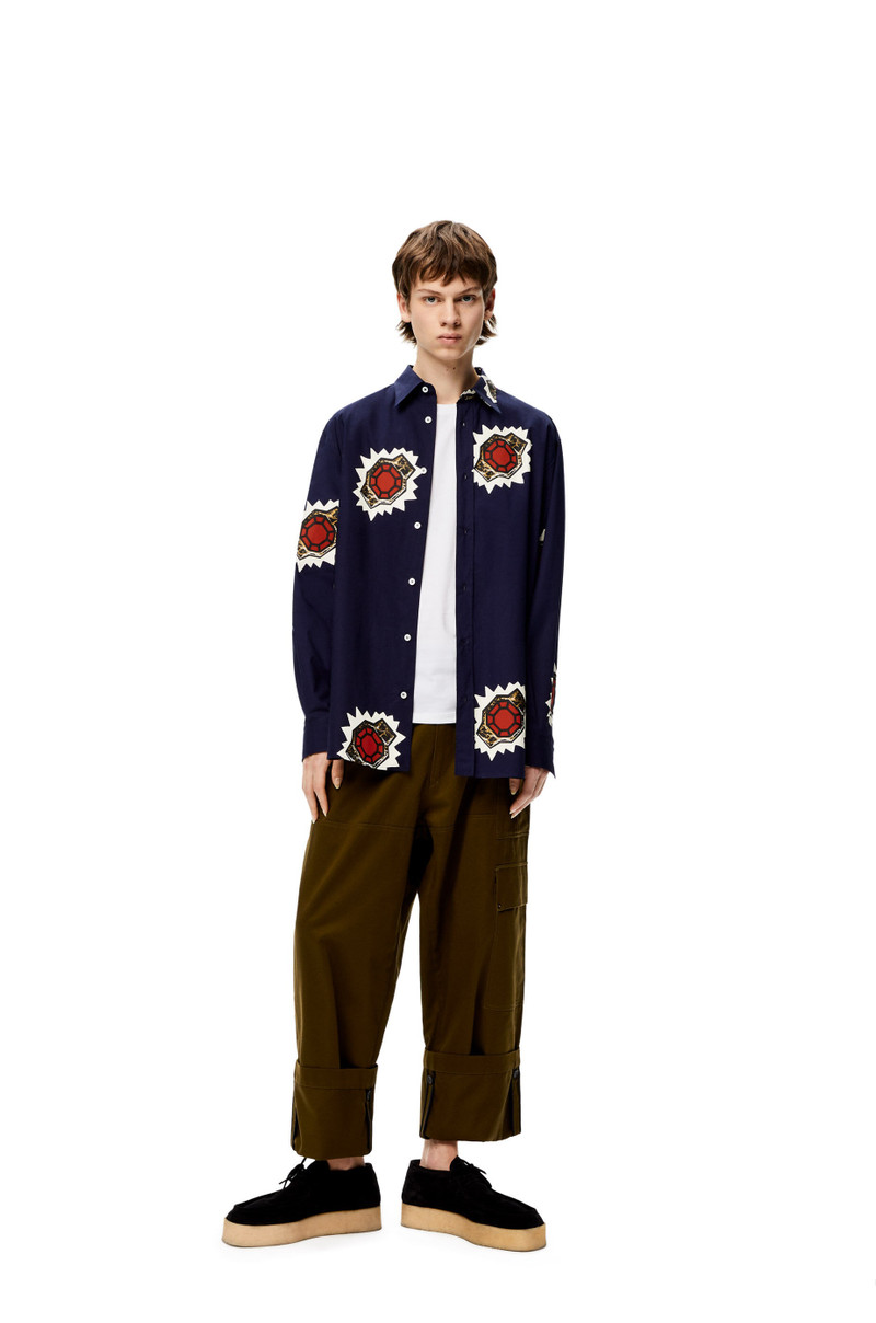 Loewe Ring print shirt in cotton outlook