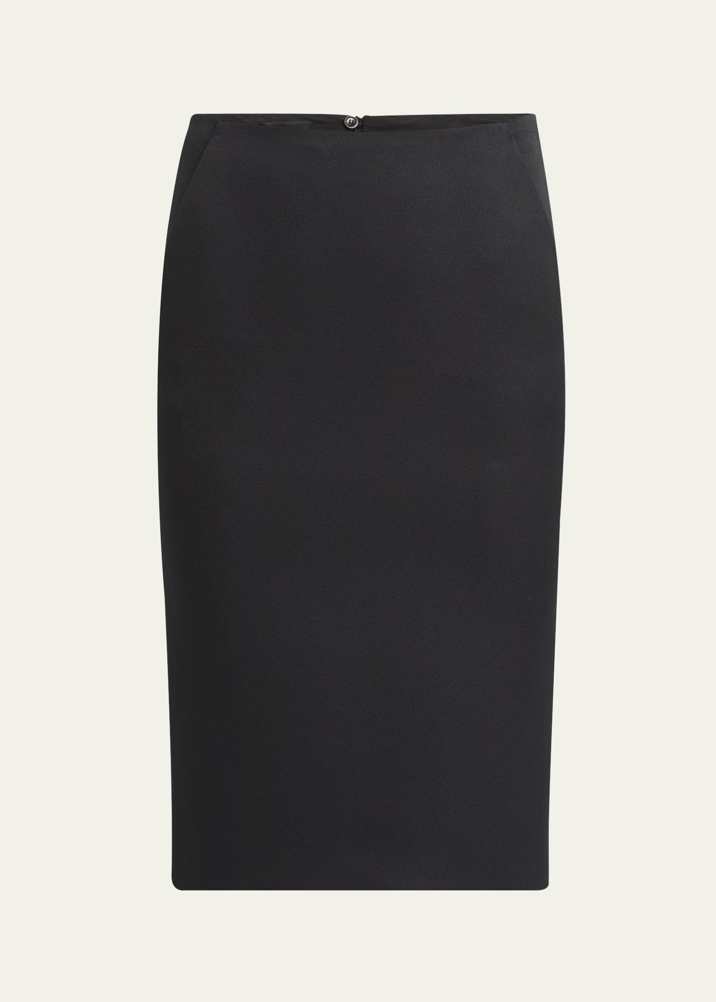Techno Scuba Pencil Skirt - 1