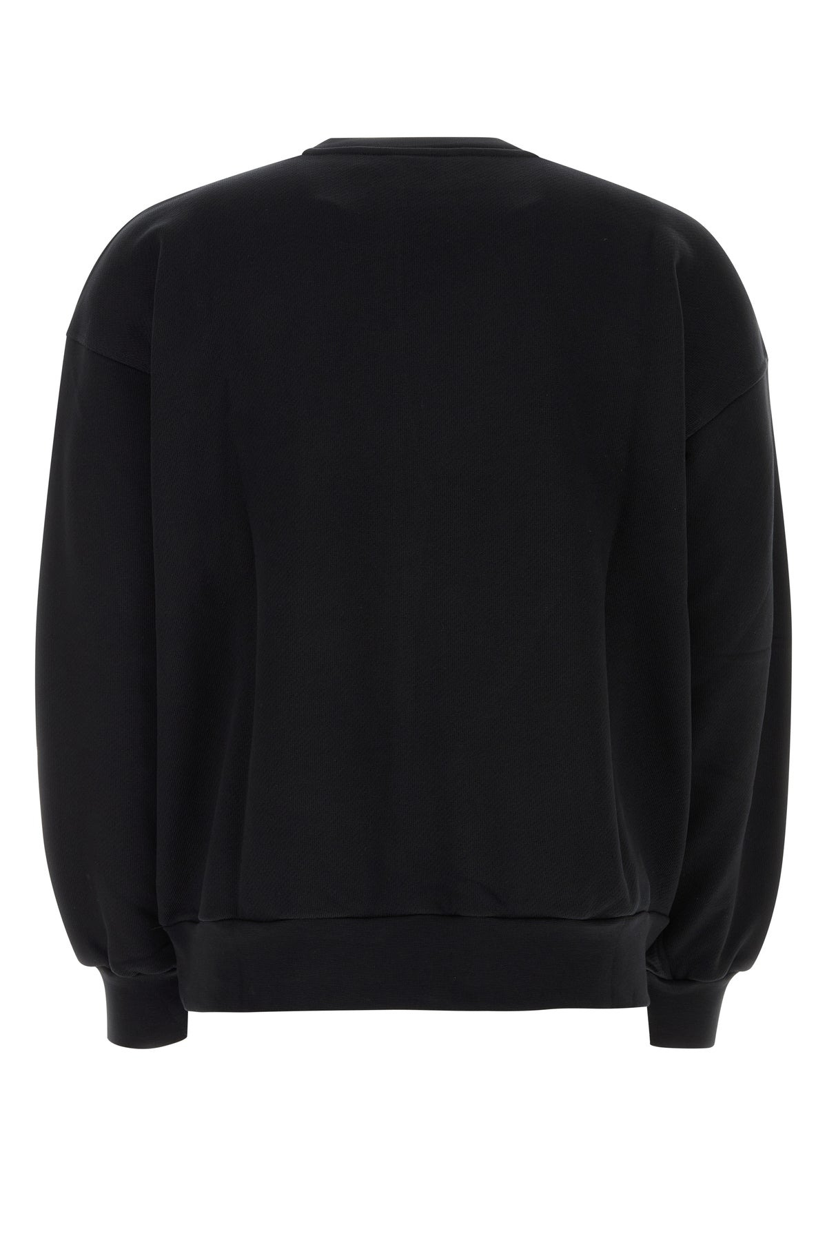 Black cotton sweatshirt - 2