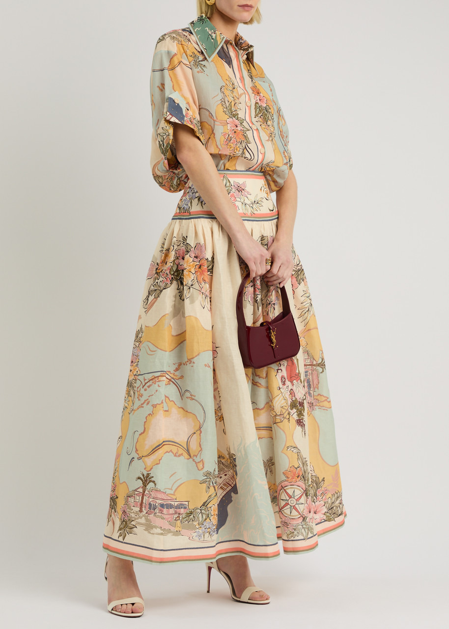 Zimmermann Crush Printed Ramie Shirt - 4