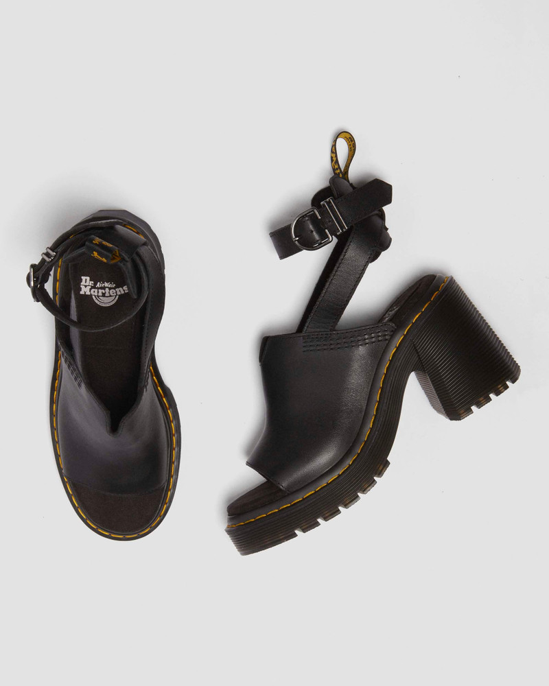 Dr. Martens Millee Leather Open Toe Sandals outlook