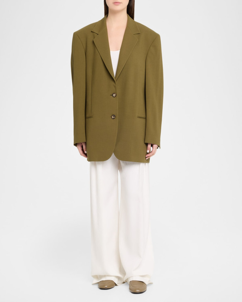 MICHAEL KORS Ryan Stretch Wool Blazer outlook