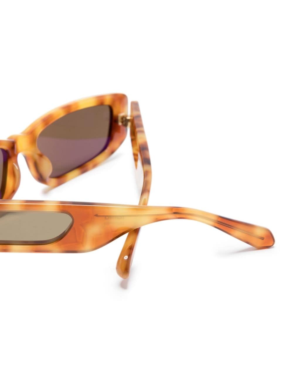 Talita rectangle-frame tortoiseshell-effect sunglasses - 3