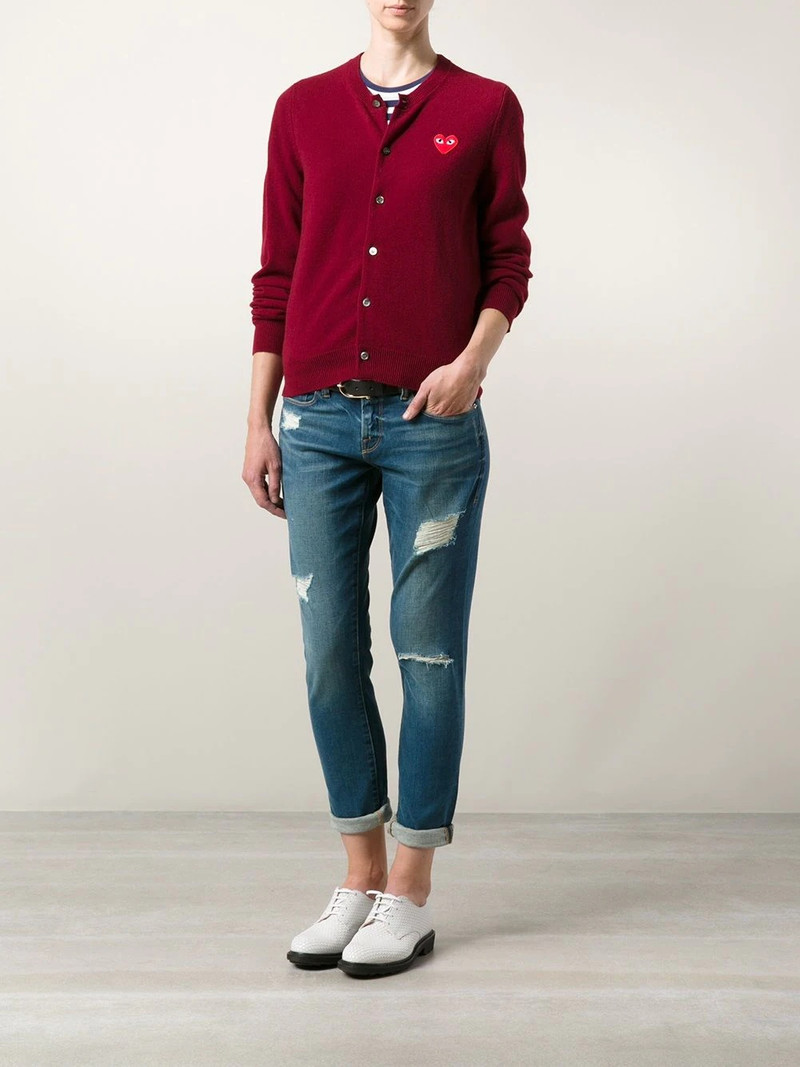 Comme des Garçons PLAY basic cardigan outlook