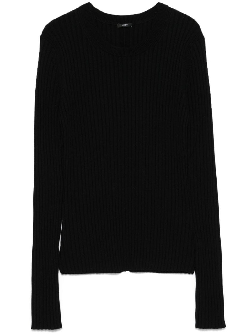 ribbed-knit crew-neck sweater 1
