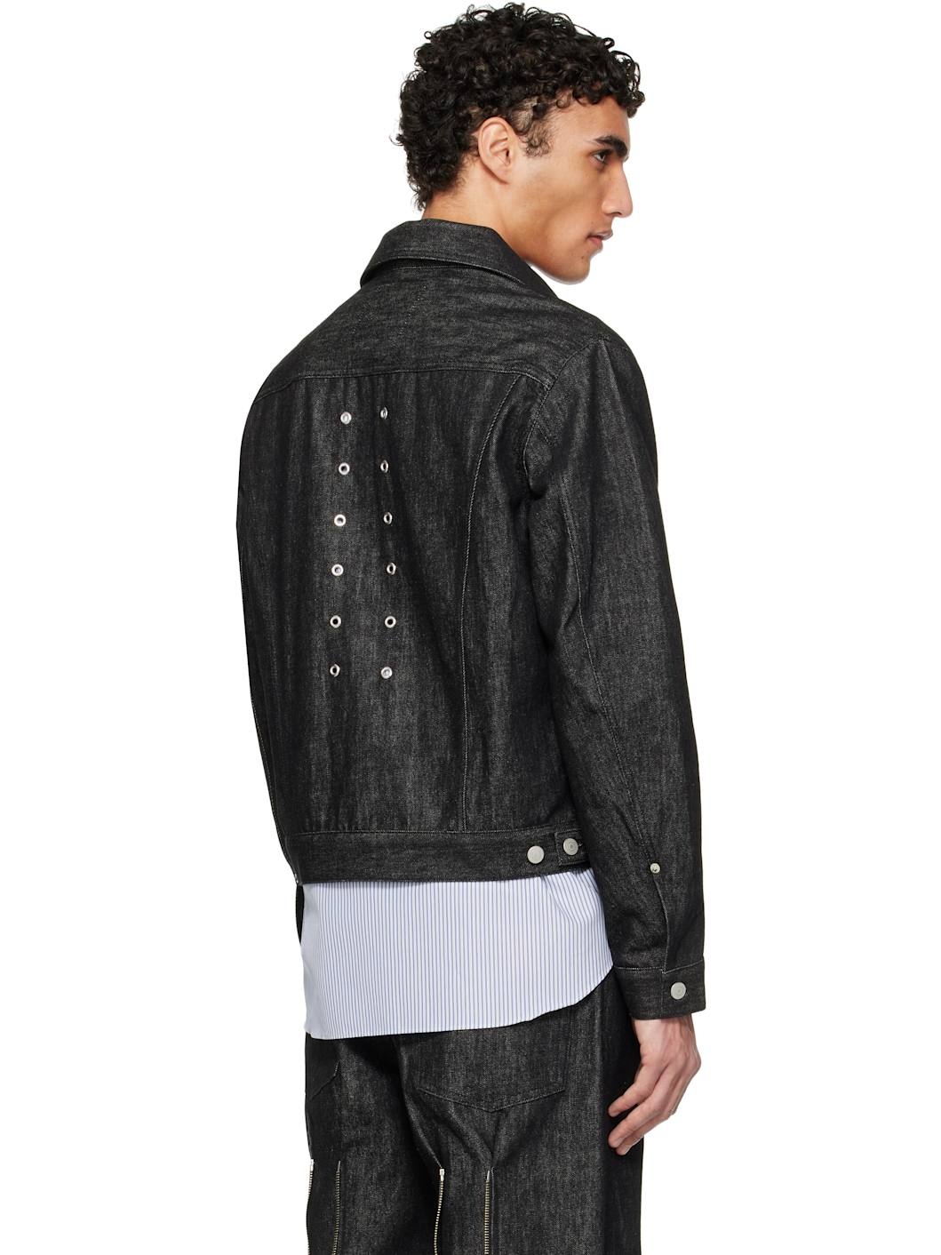 Black Work Riders Denim Jacket - 3