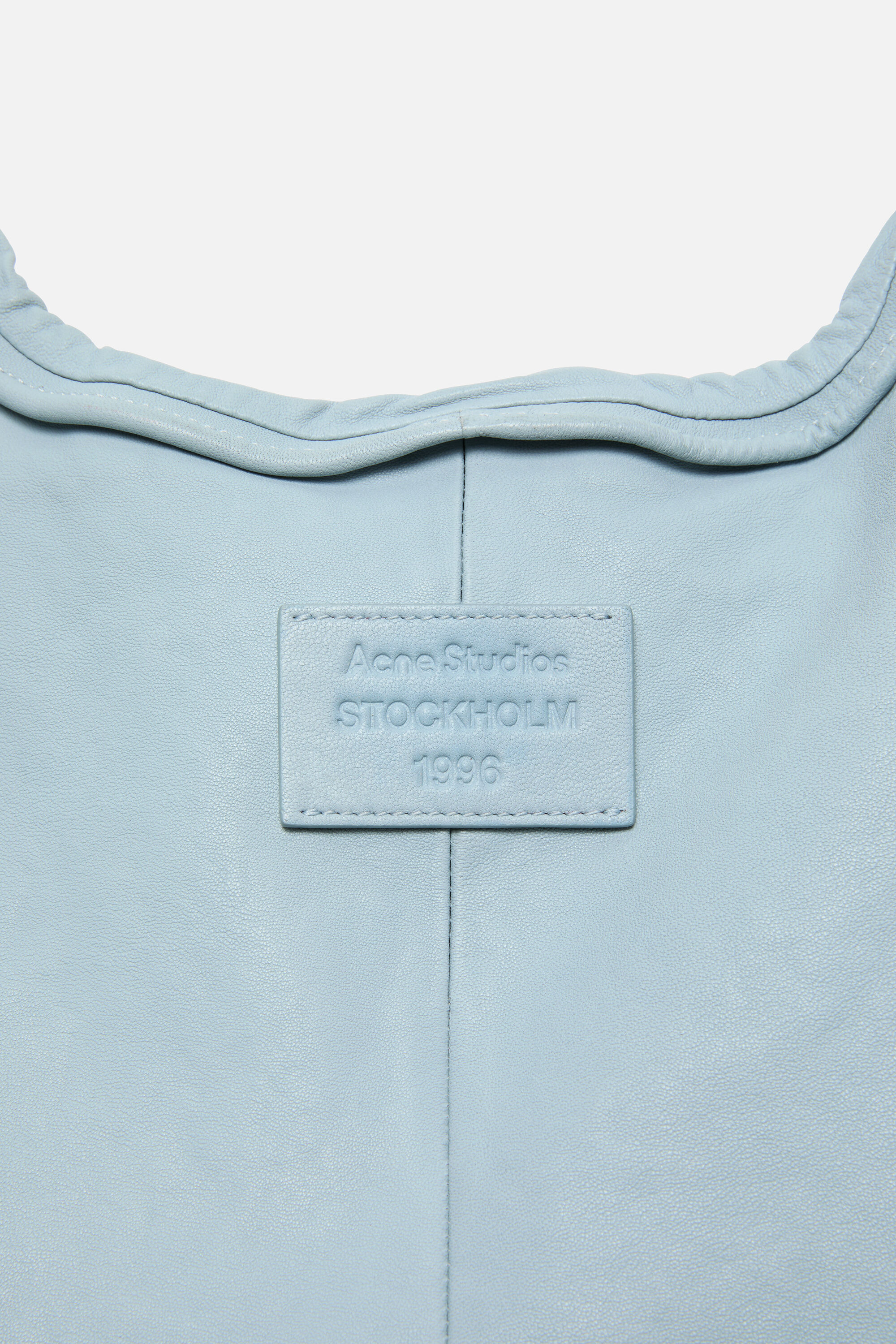 Leather dress - Pale blue - 5