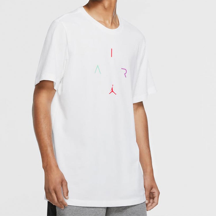 Air Jordan Dri-FIT AIR Round Neck Short Sleeve White CN3576-100 - 3