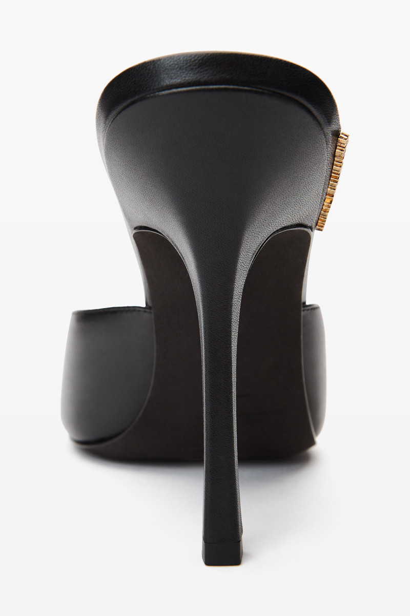 Lucienne 105mm Thong Mule in Smooth Leather 4