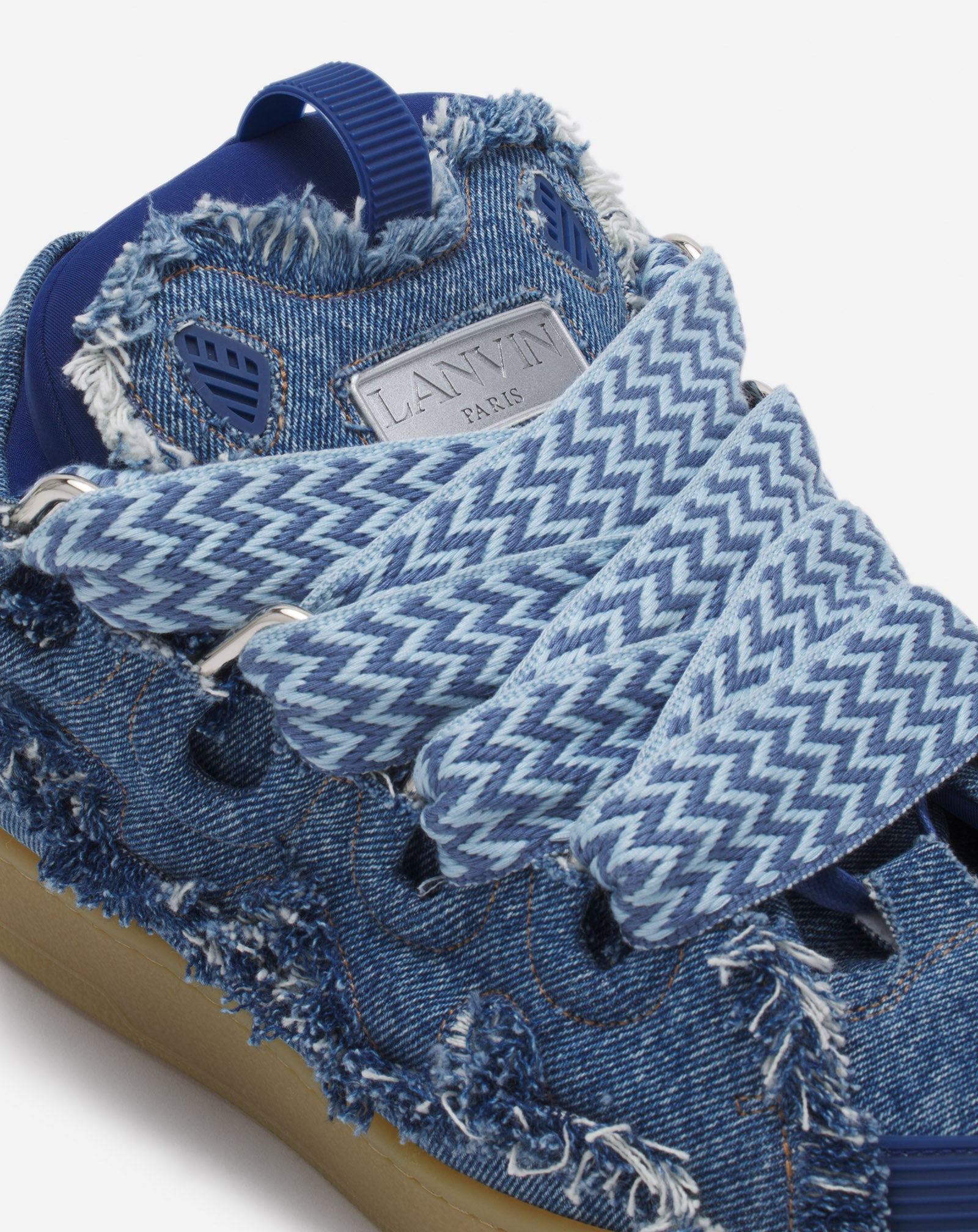 CURB SNEAKERS IN DENIM - 5