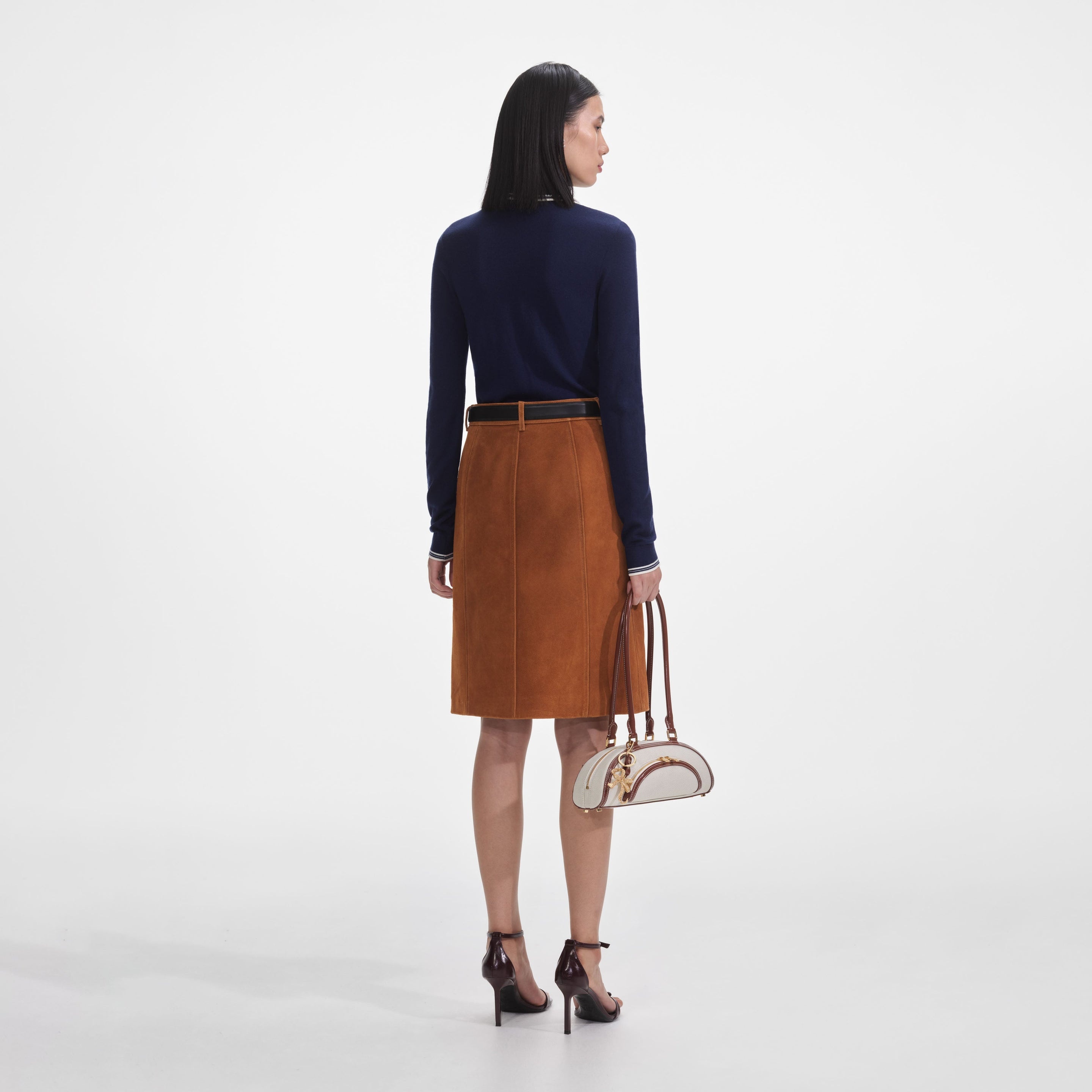 SELF PORTRAIT ニットロンクスリフホロトッフ SS25123TN0 NAVY SELF PORTRAIT ニットロンクスリフホロトッフ SS25123TN0 NAVY