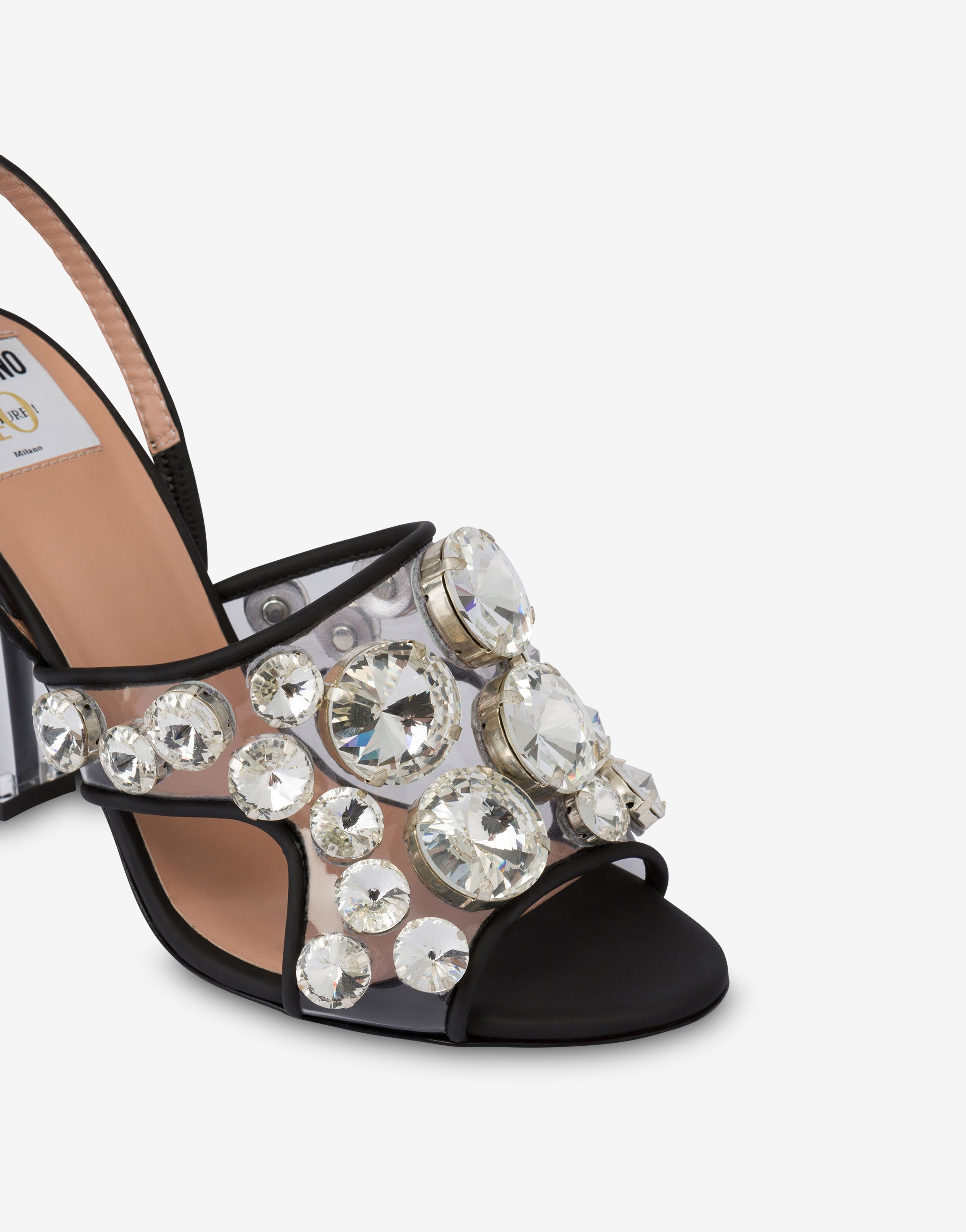 PVC SANDALS WITH JEWEL STONES - 4