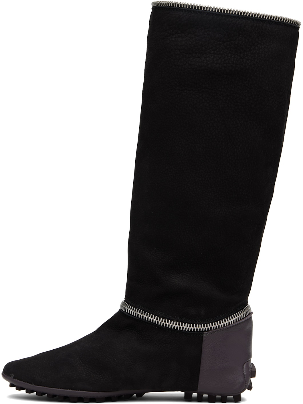 Black Modular Driving Boots - 3