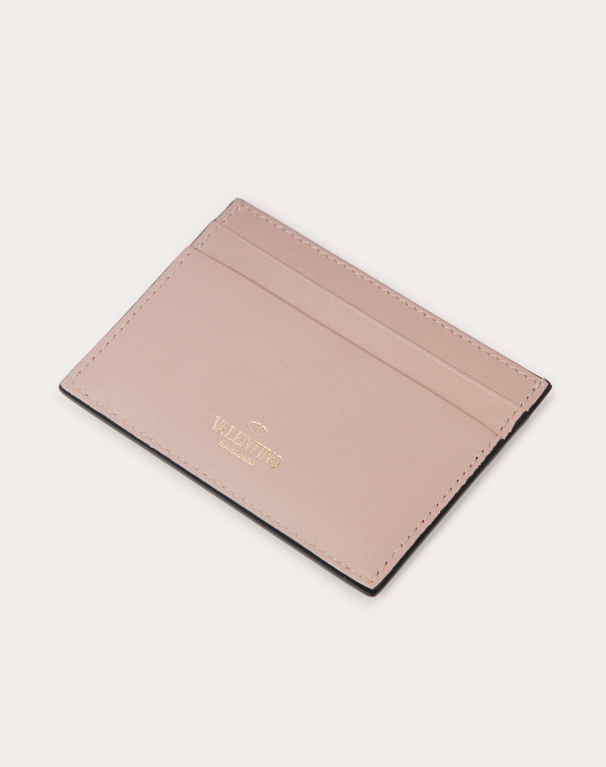 Rockstud Calfskin Cardholder - 3