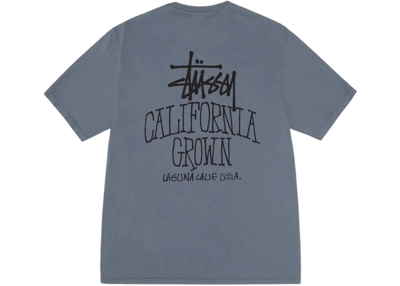 Stüssy Stussy Cali Grown Pigment Dyed Tee Navy outlook