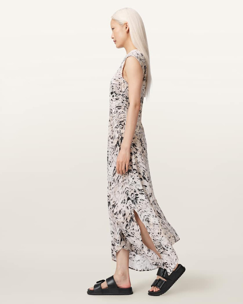 NOOR ASYMMETRIC SLEEVELESS MAXI DRESS 4