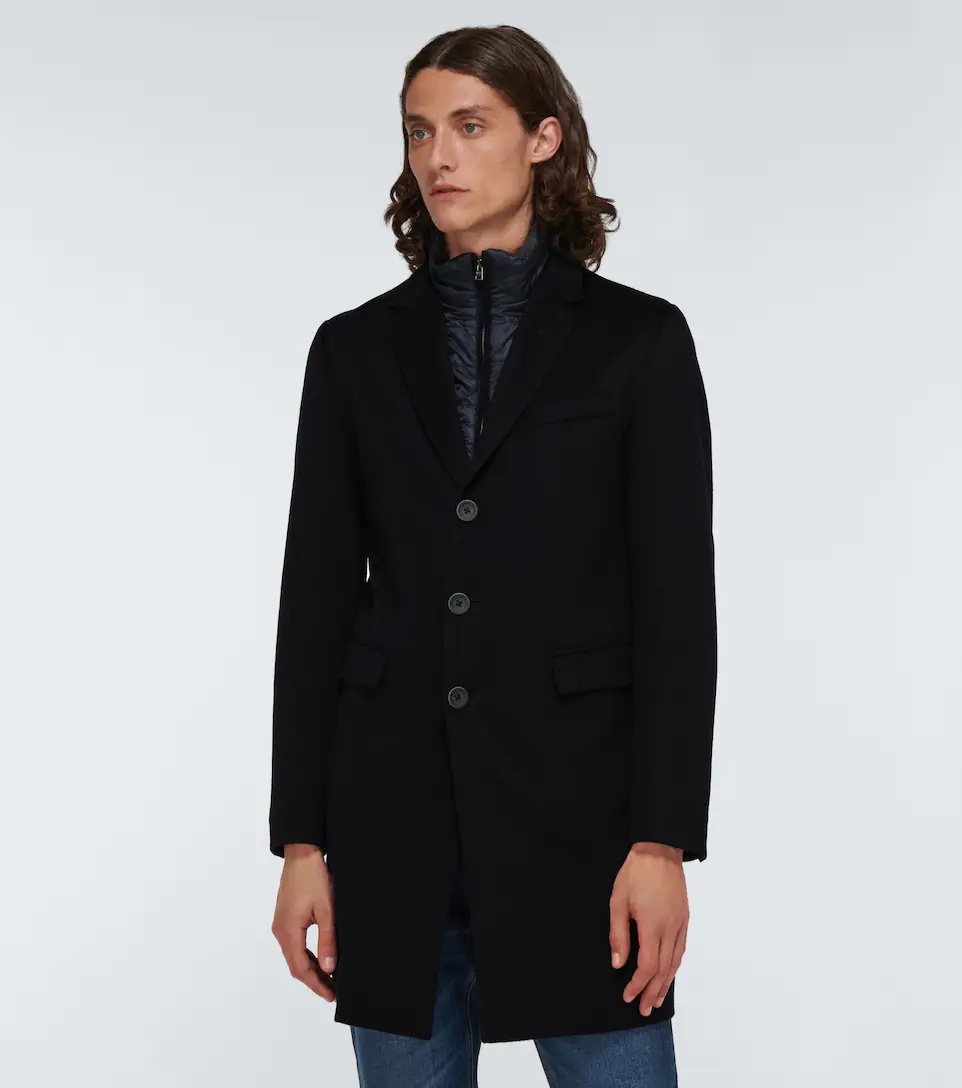 Layered cashmere overcoat - 3