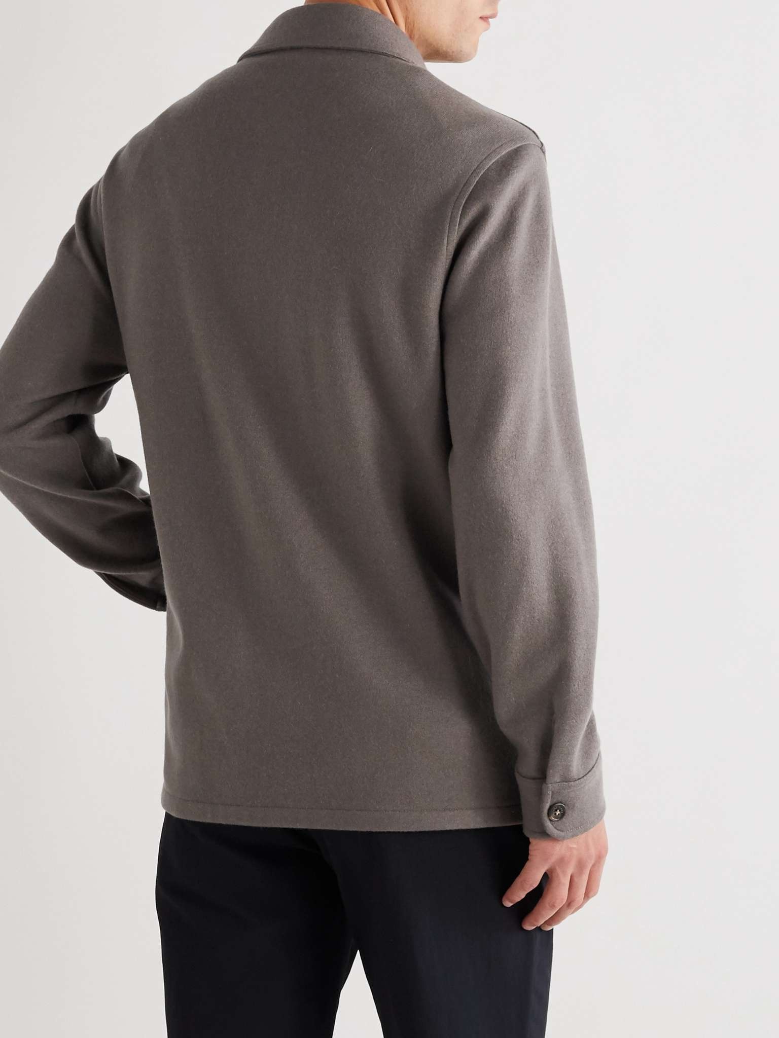 Cashmere-Blend Overshirt - 4