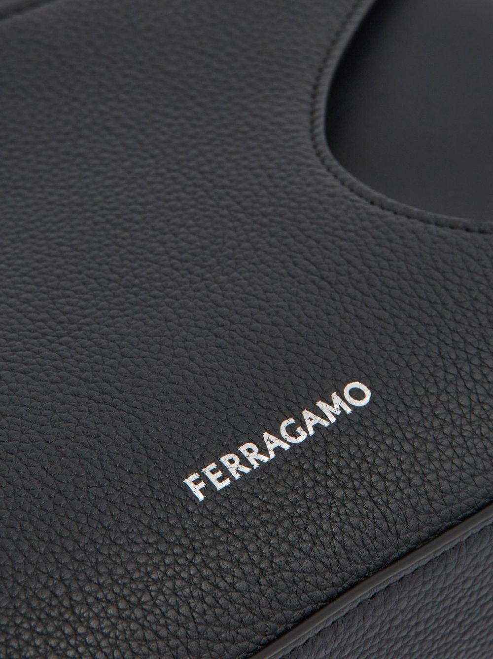 logo-print cut-out detailing shoulder bag - 6