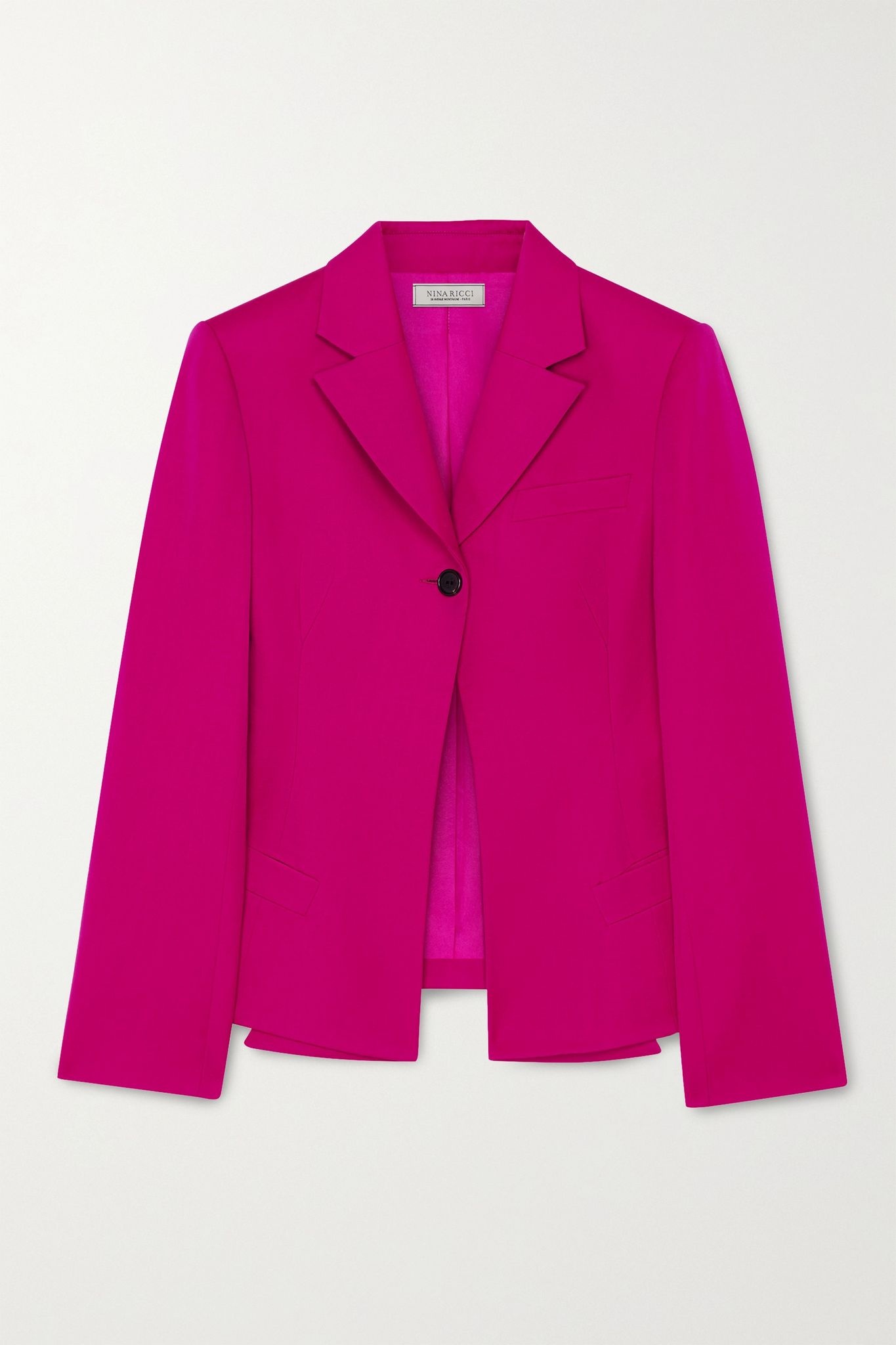 Wool-gabardine blazer - 1