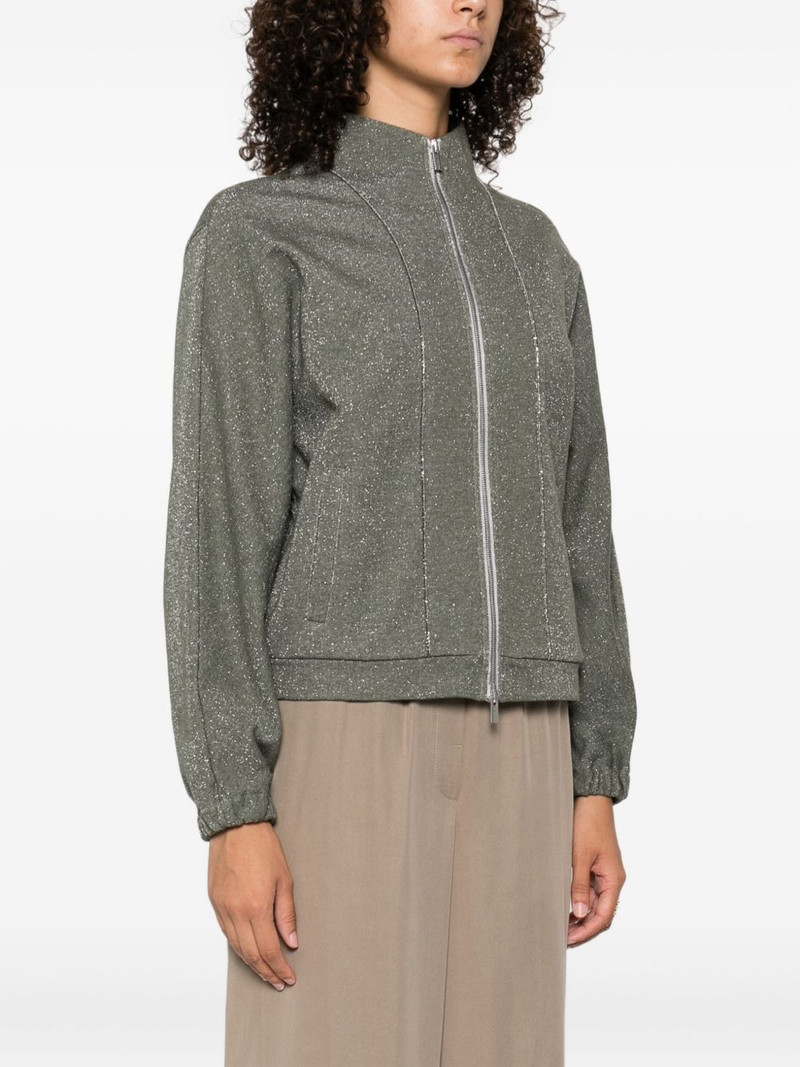 glitter zip-up sweatshirt 3