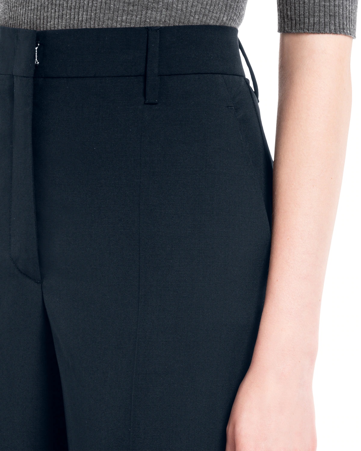 Printed light wool trousers - 5