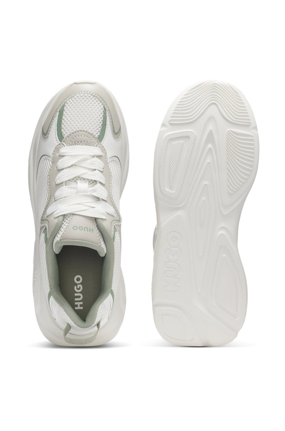 MESH-DETAIL TRAINERS WITH REAR PULL LOOP - 4