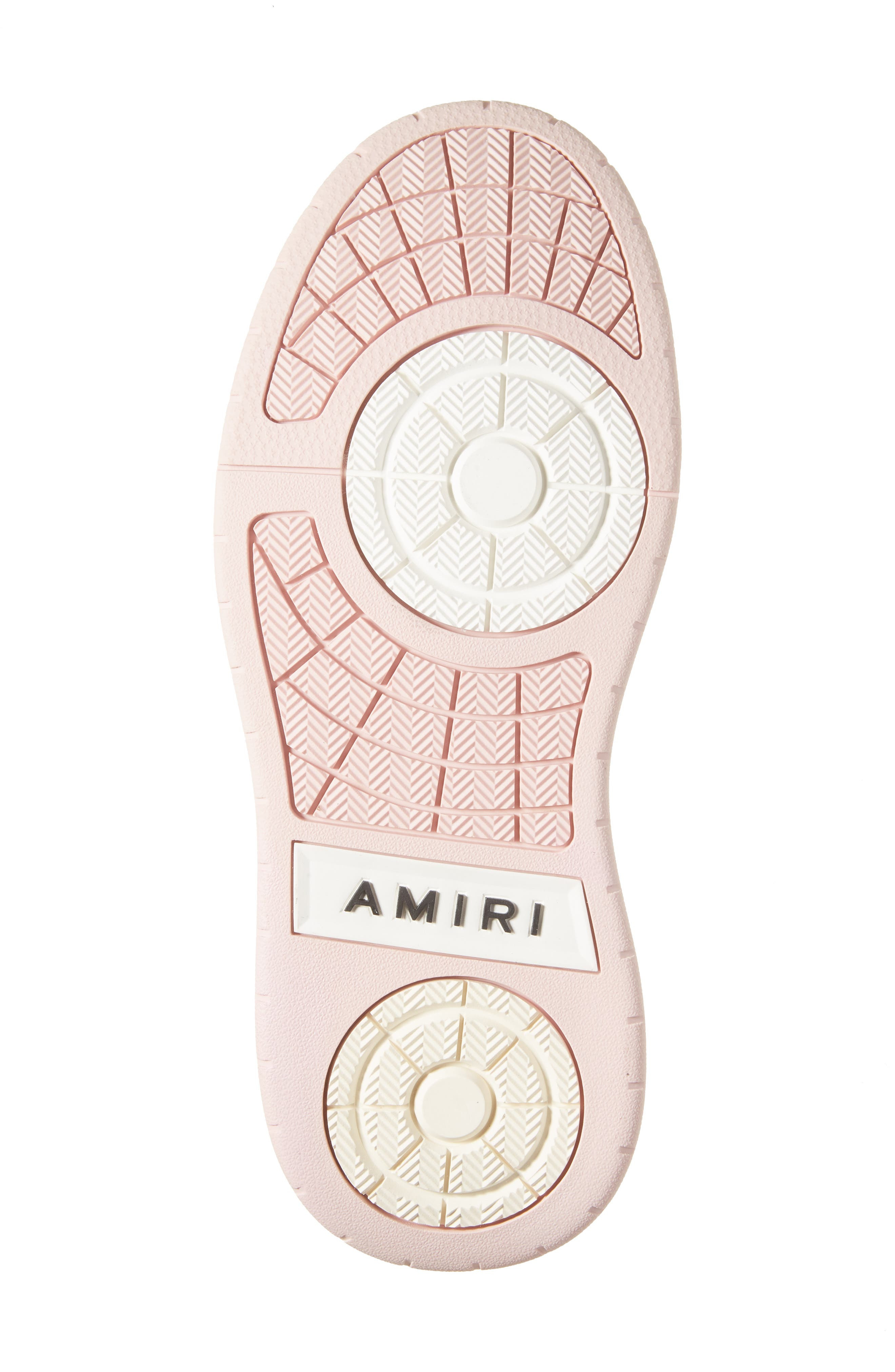 AMIRI Classic Logo Low Top Sneaker in White Pink at Nordstrom - 6