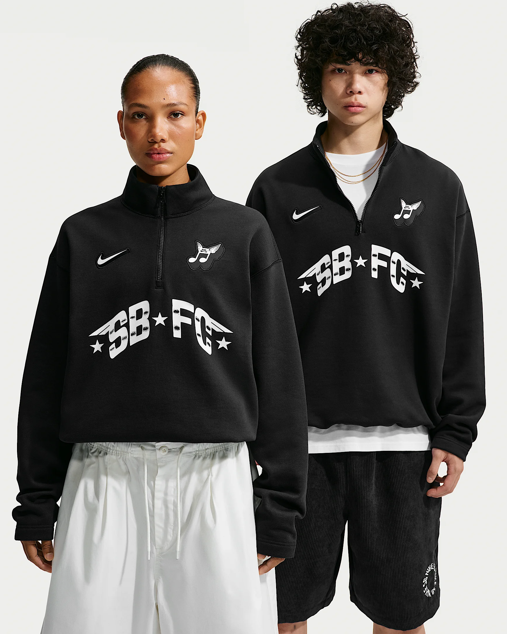 Nike SB Skate 1/2-Zip Fleece Crew-Neck Sweatshirt - 1