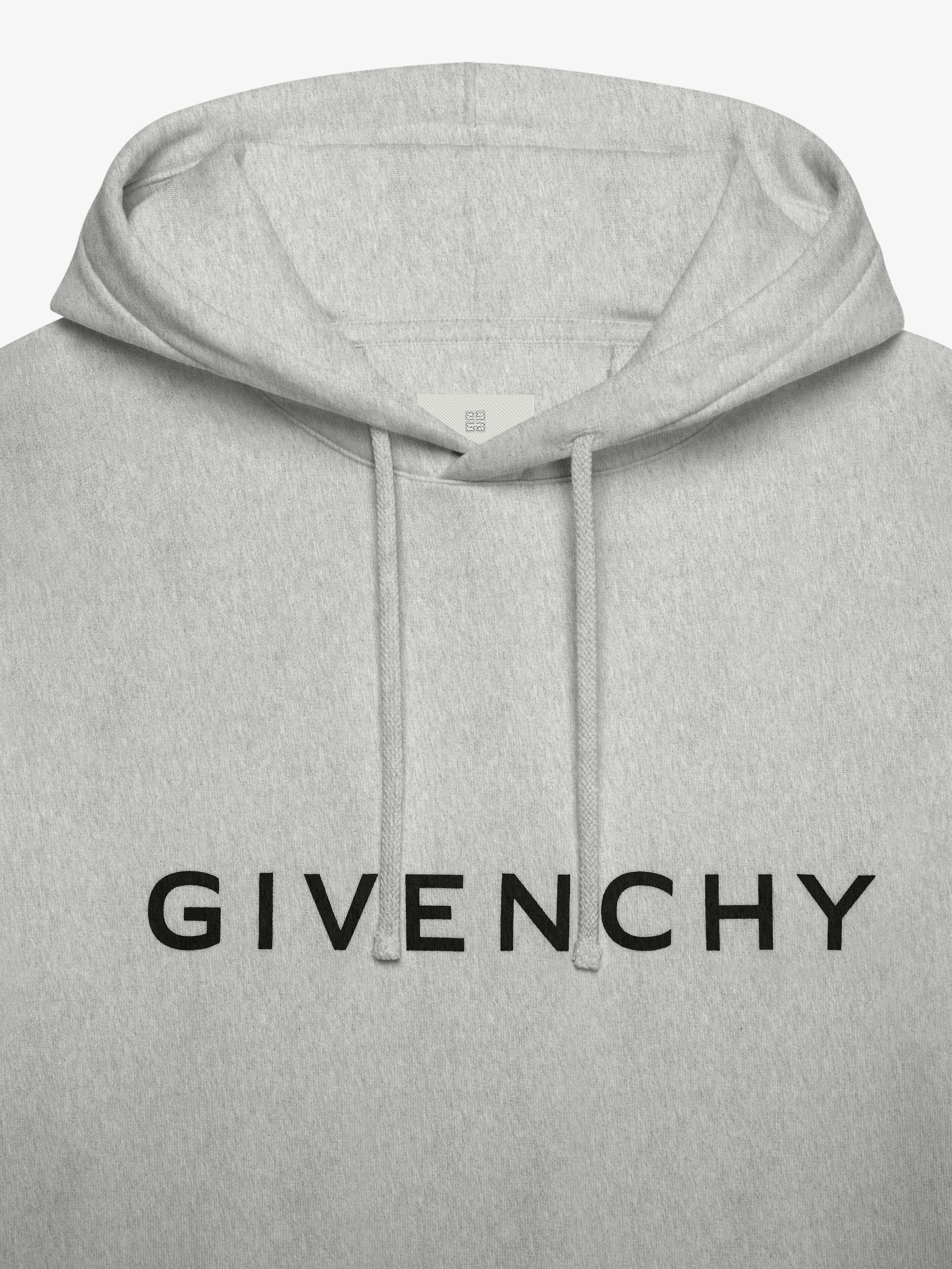 GIVENCHY ARCHETYPE SLIM FIT HOODIE IN FLEECE - 5