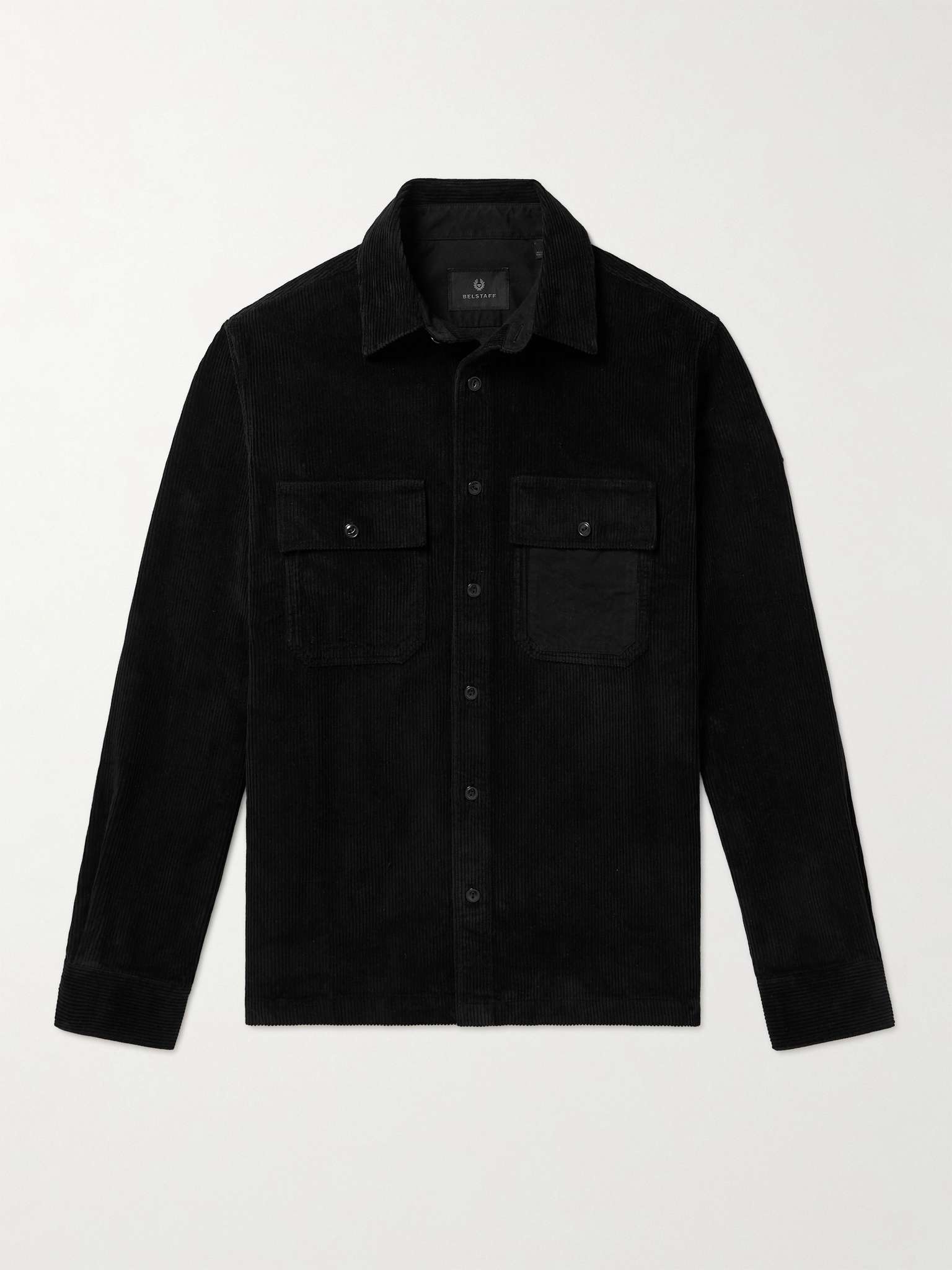 Fallgate Twill-Trimmed Cotton-Corduroy Overshirt - 1