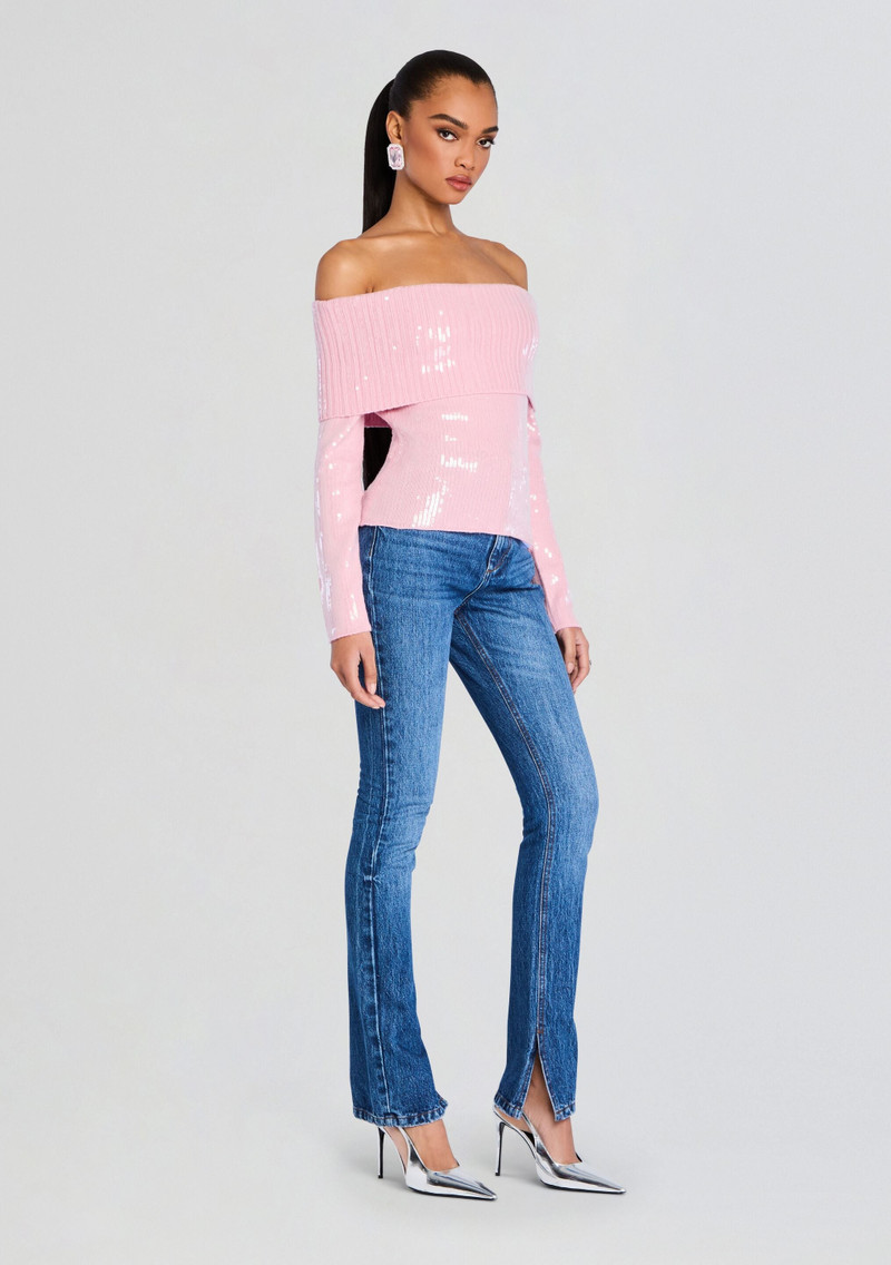 JOURDANA SEQUIN KNIT TOP 3
