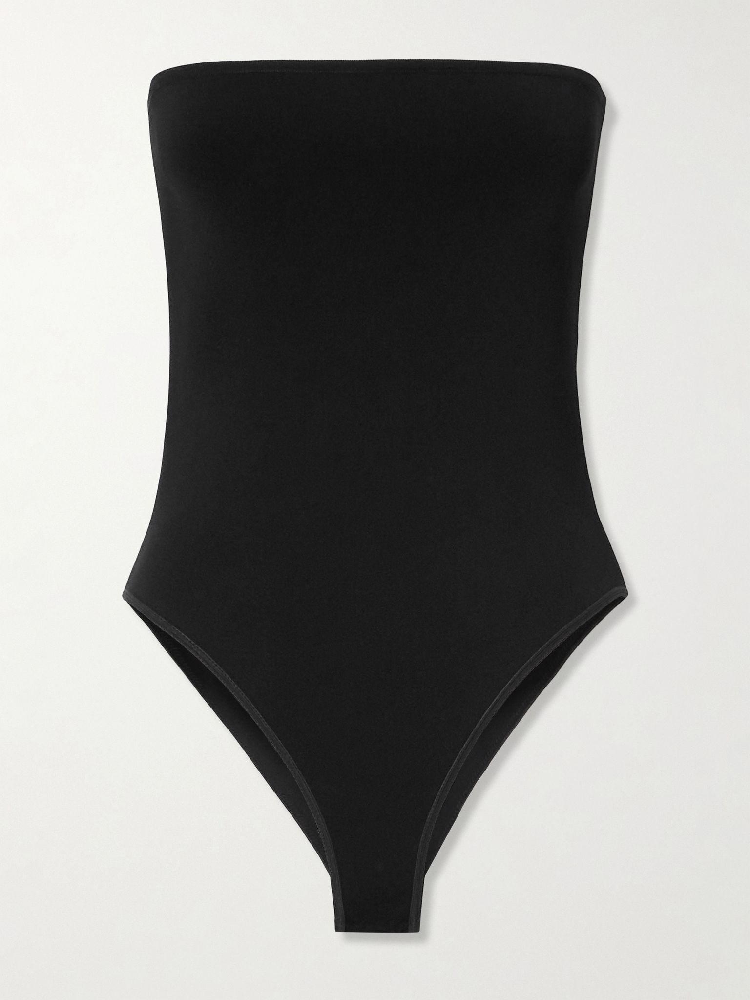 Strapless ponte bodysuit Black - 1
