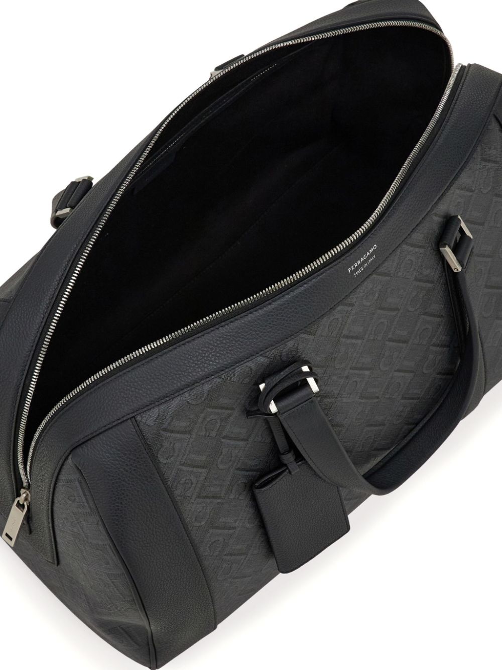 monogram-print duffle bag - 6