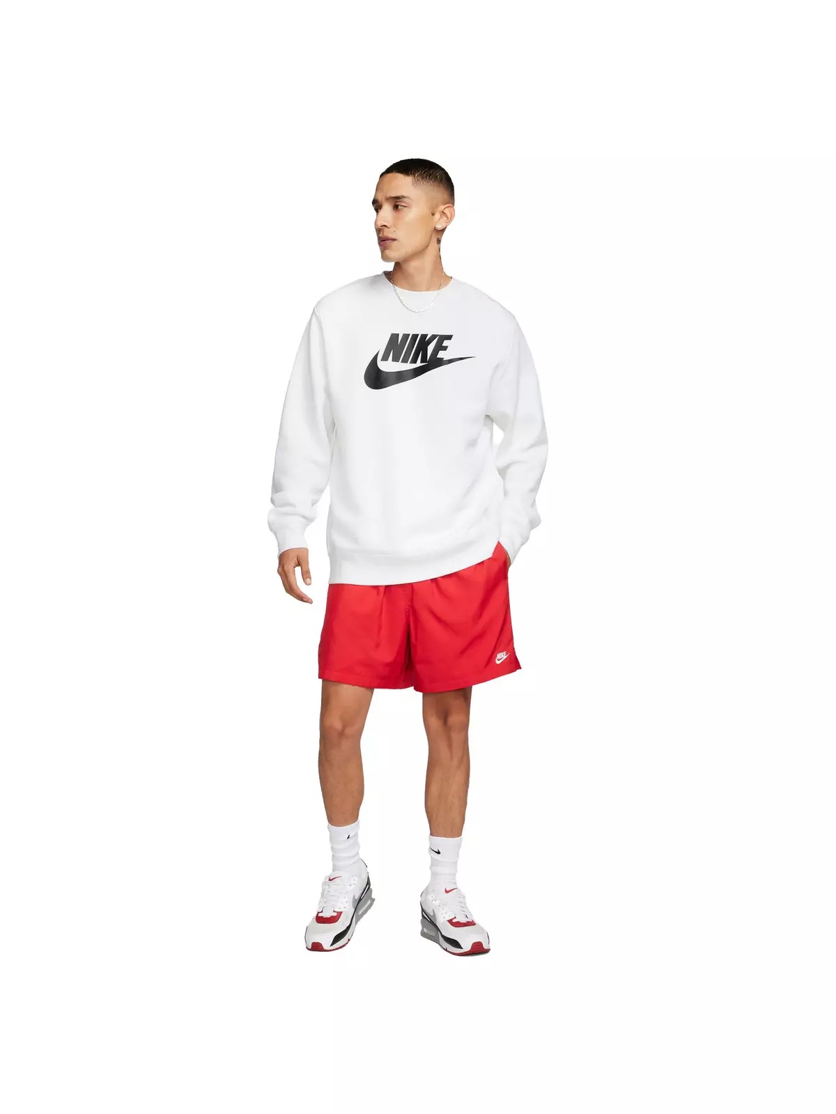 Men's Club Flow Shorts - University Red - 4