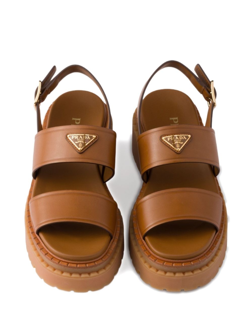 55mm buckle-strap platform sandals - 3