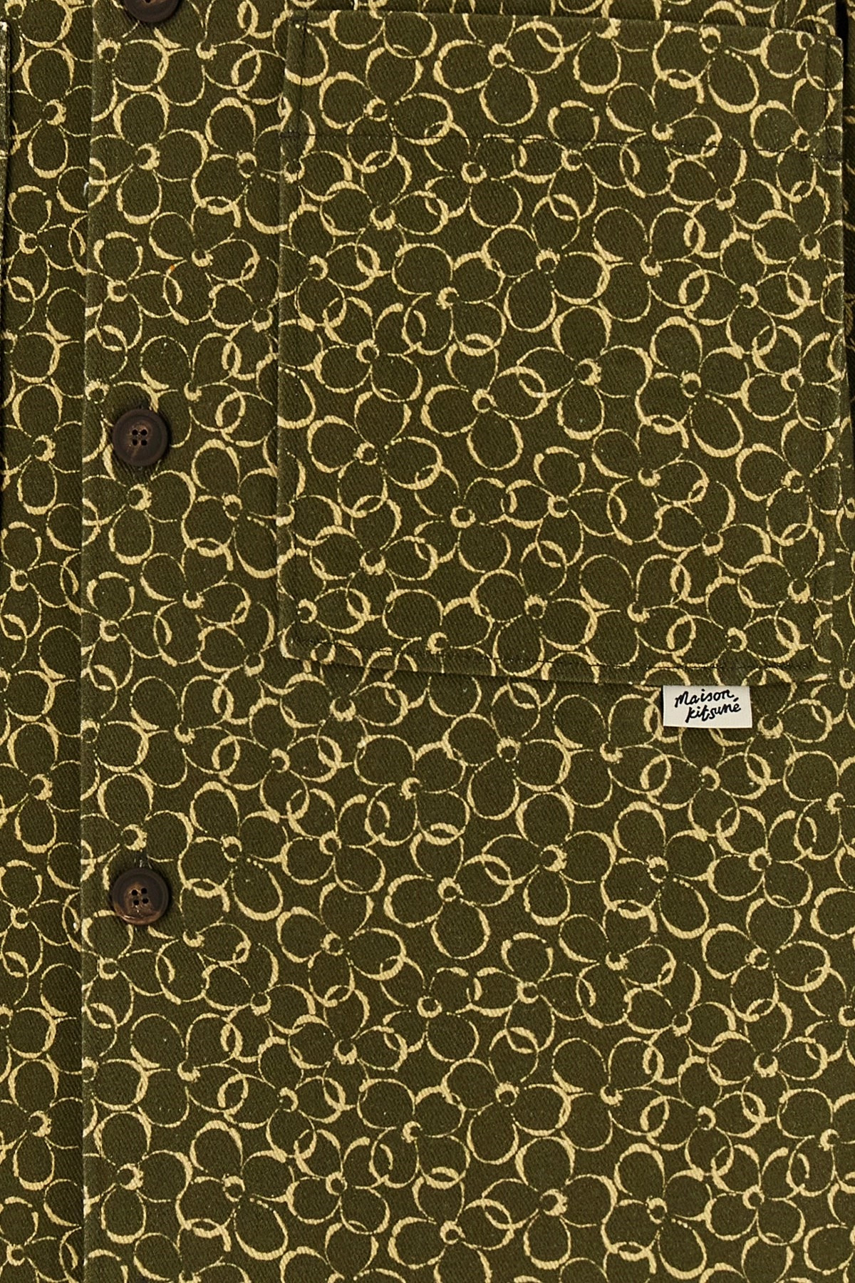 Floral print overshirt - 6