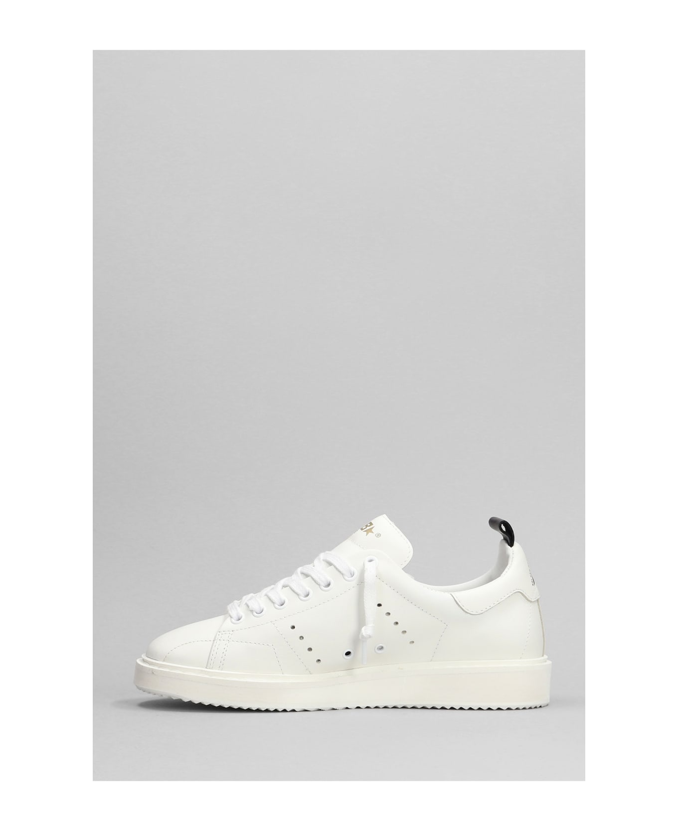 Starter Sneakers In White Leather - 3