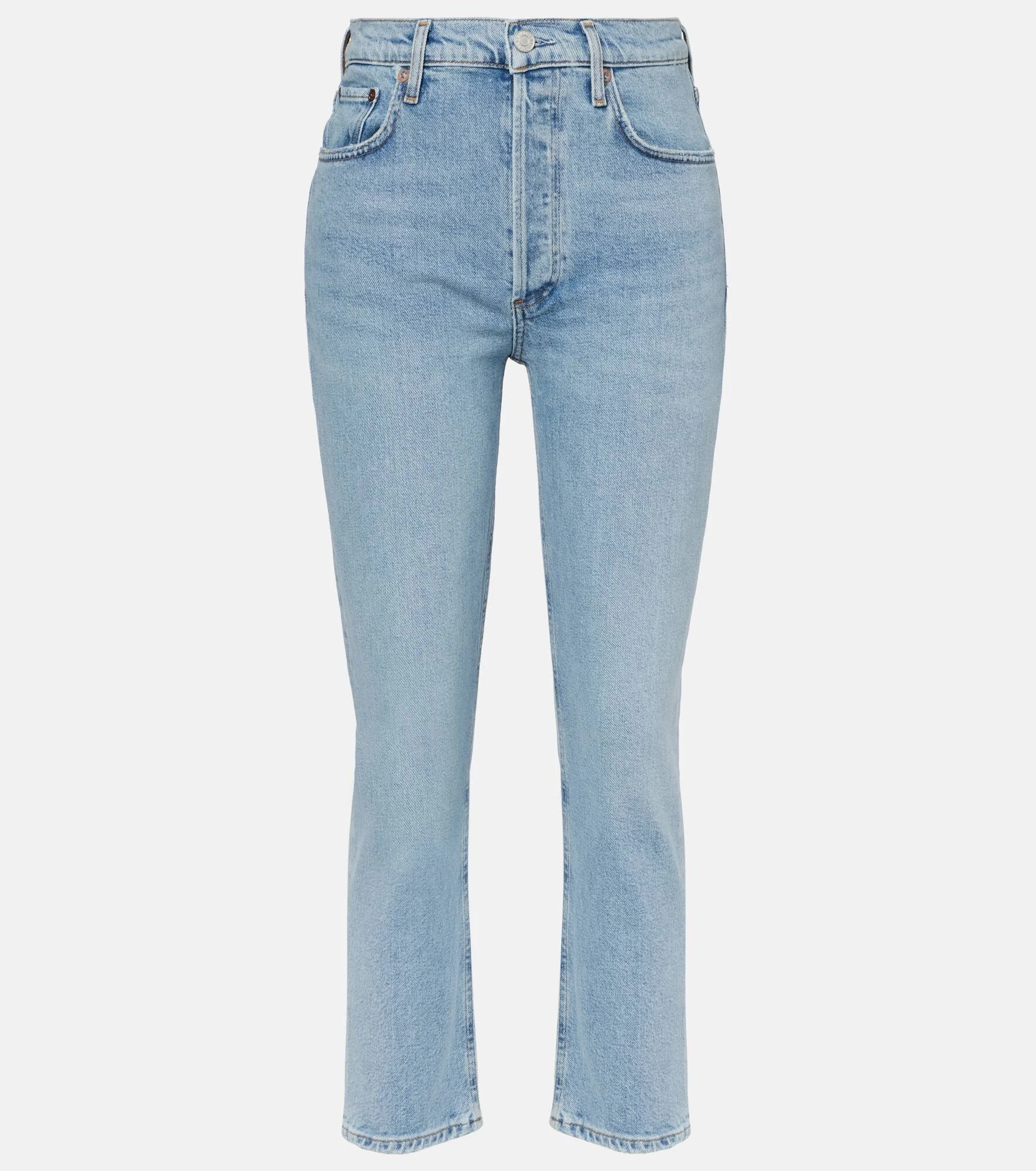 Riley high-rise straight jeans - 1